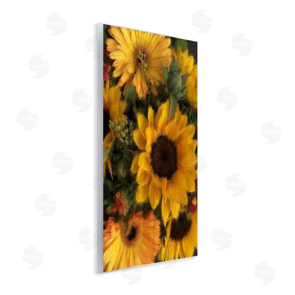 Kim Allen Bunches of Garden Sunflowers Wall Plaque Art Print