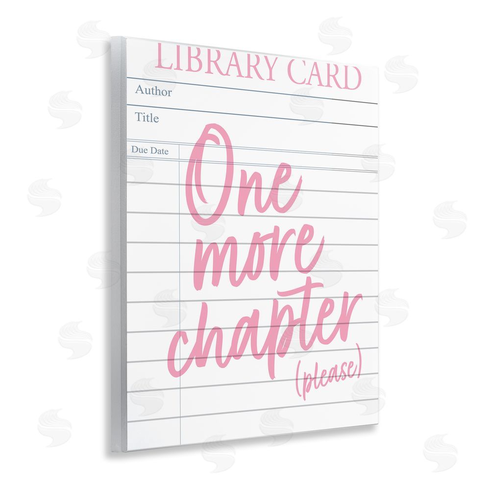Emily Dumas One More Chapter Please Wall Plaque Art Print