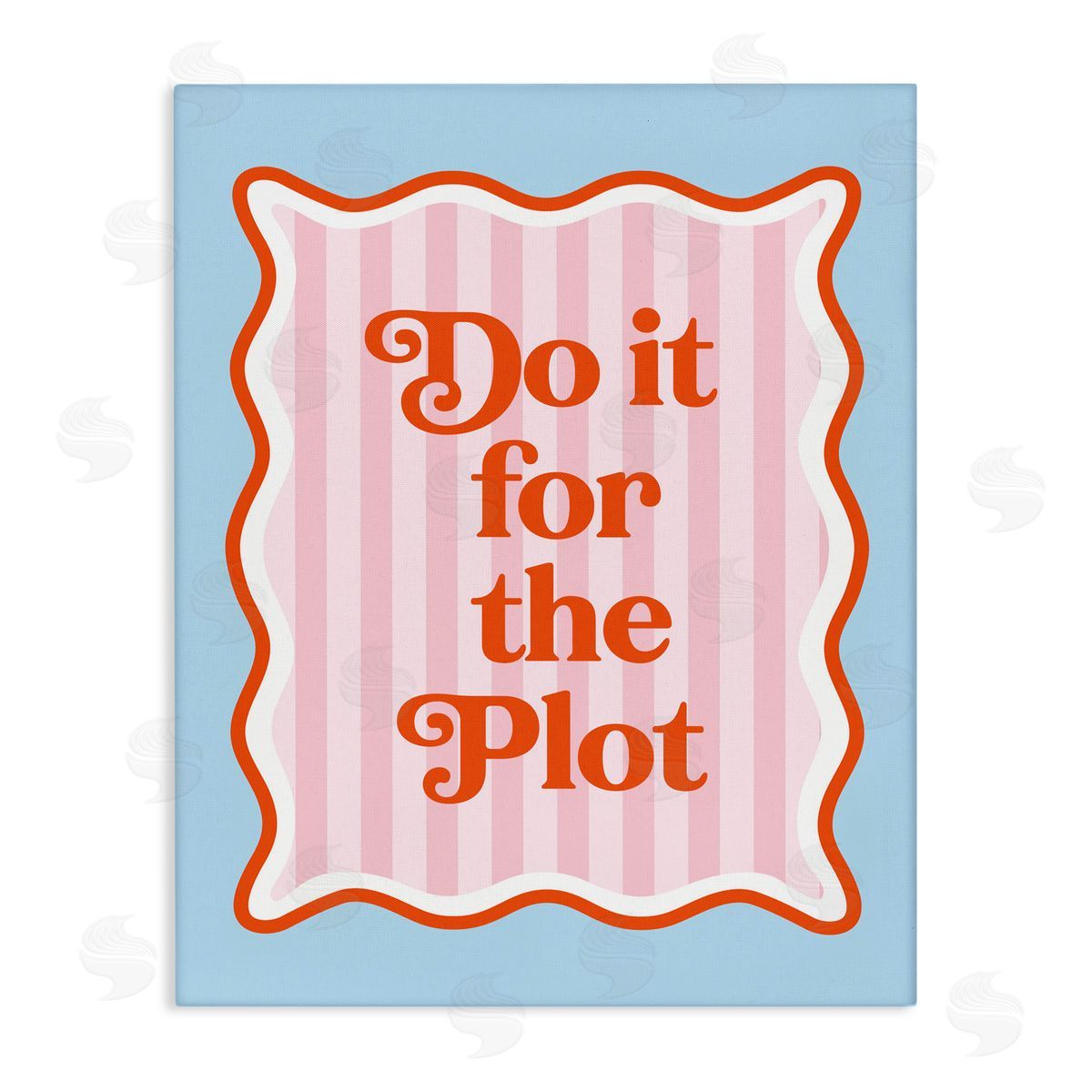 Emily Dumas Do It For The Plot Canvas Wall Art Print