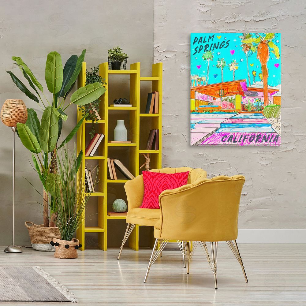 Jess Stempel Palm Springs Canyon Canvas Art on Wall