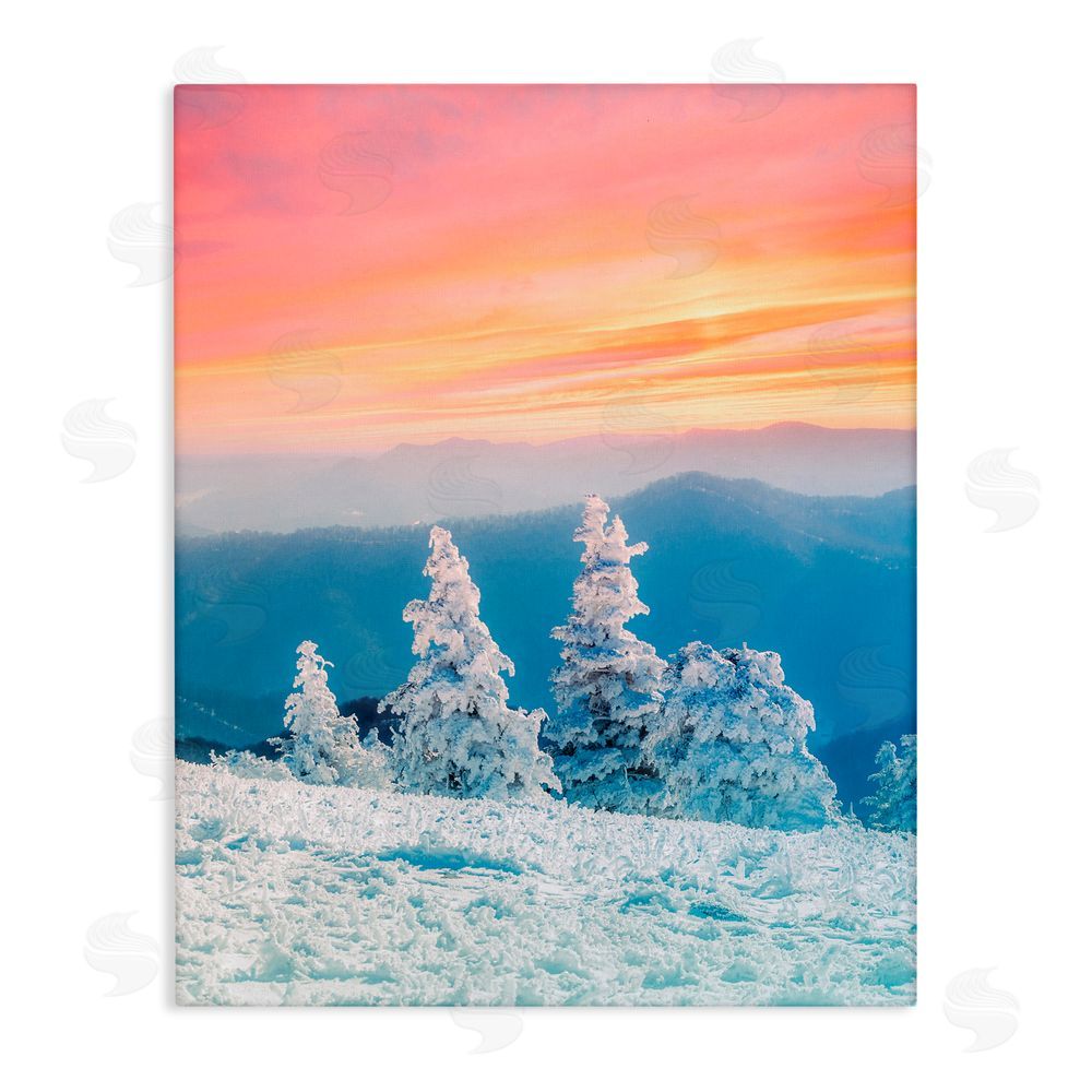 Jared Kreiss Fire And Ice Sunset Canvas Wall Art Print