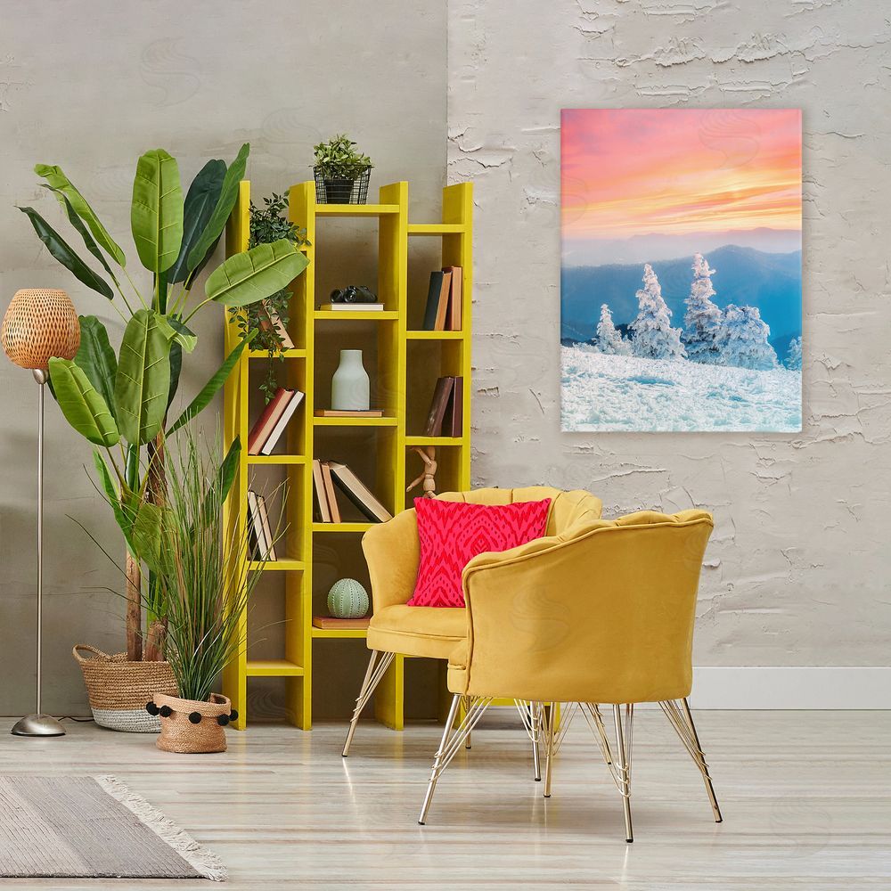 Jared Kreiss Fire And Ice Sunset Canvas Art on Wall