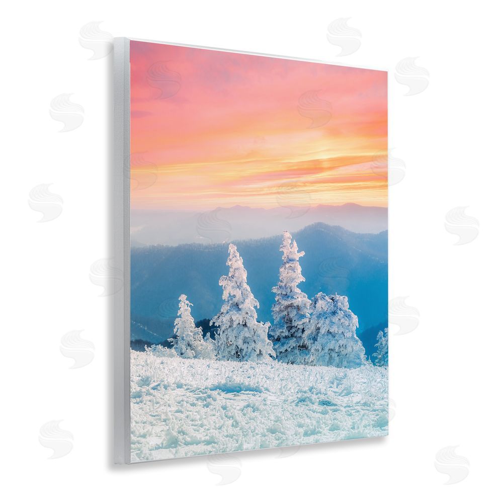 Jared Kreiss Fire And Ice Sunset Wall Plaque Art Print