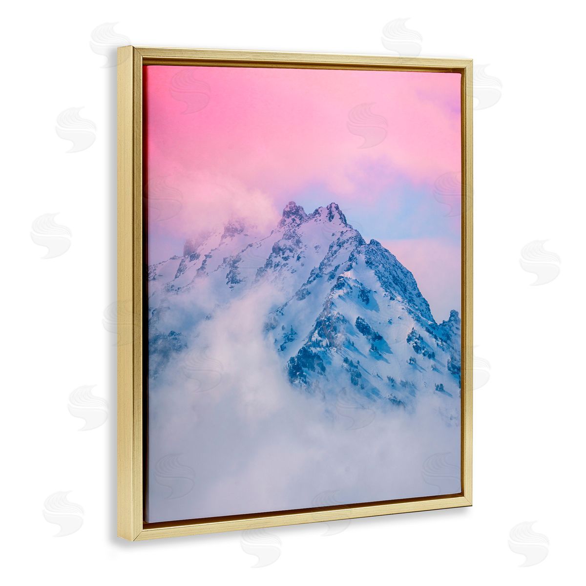 Jared Kreiss Pastel Wyoming Wonders Gold Floating Frame Canvas Wall Art Print