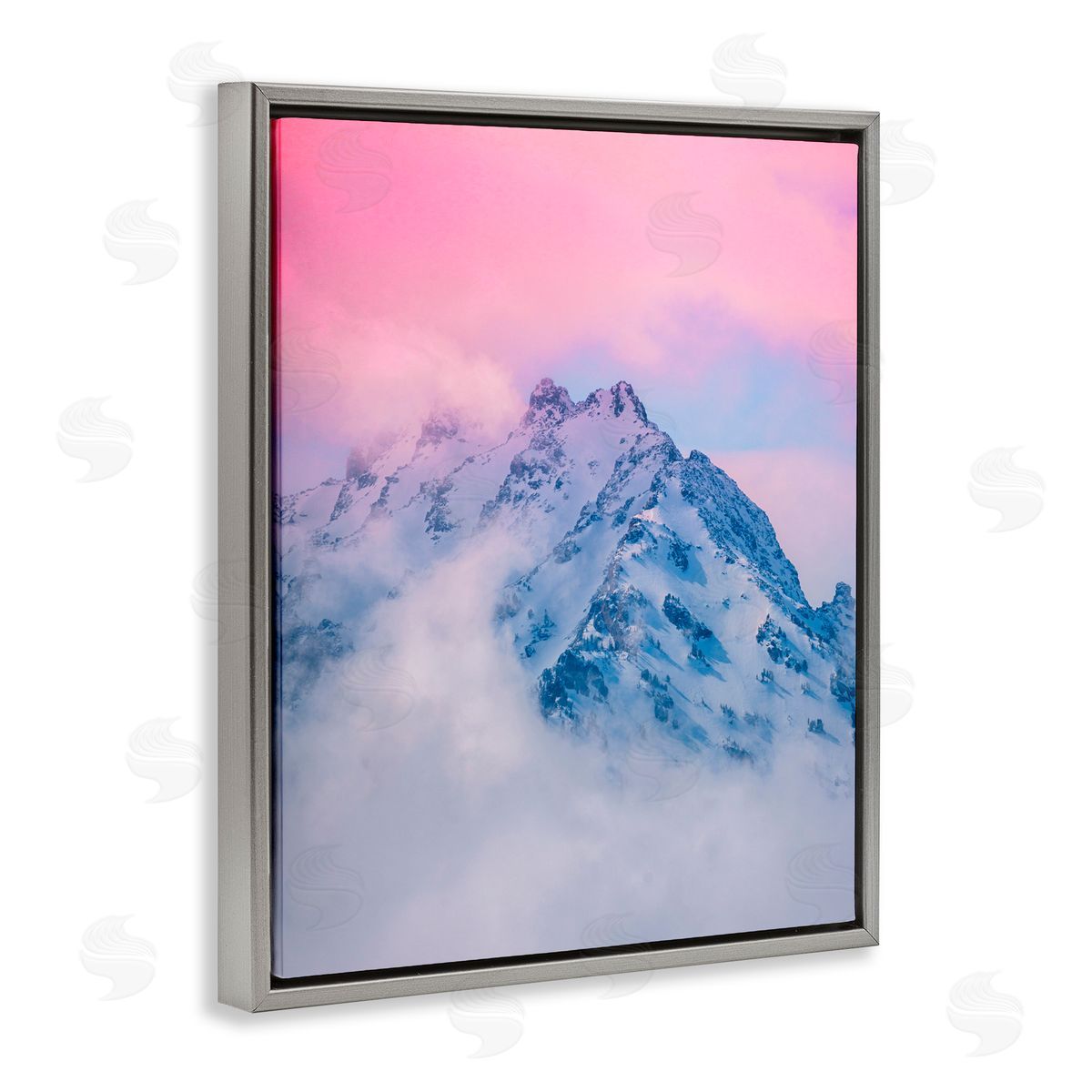 Jared Kreiss Pastel Wyoming Wonders Gray Floating Frame Canvas Wall Art Print