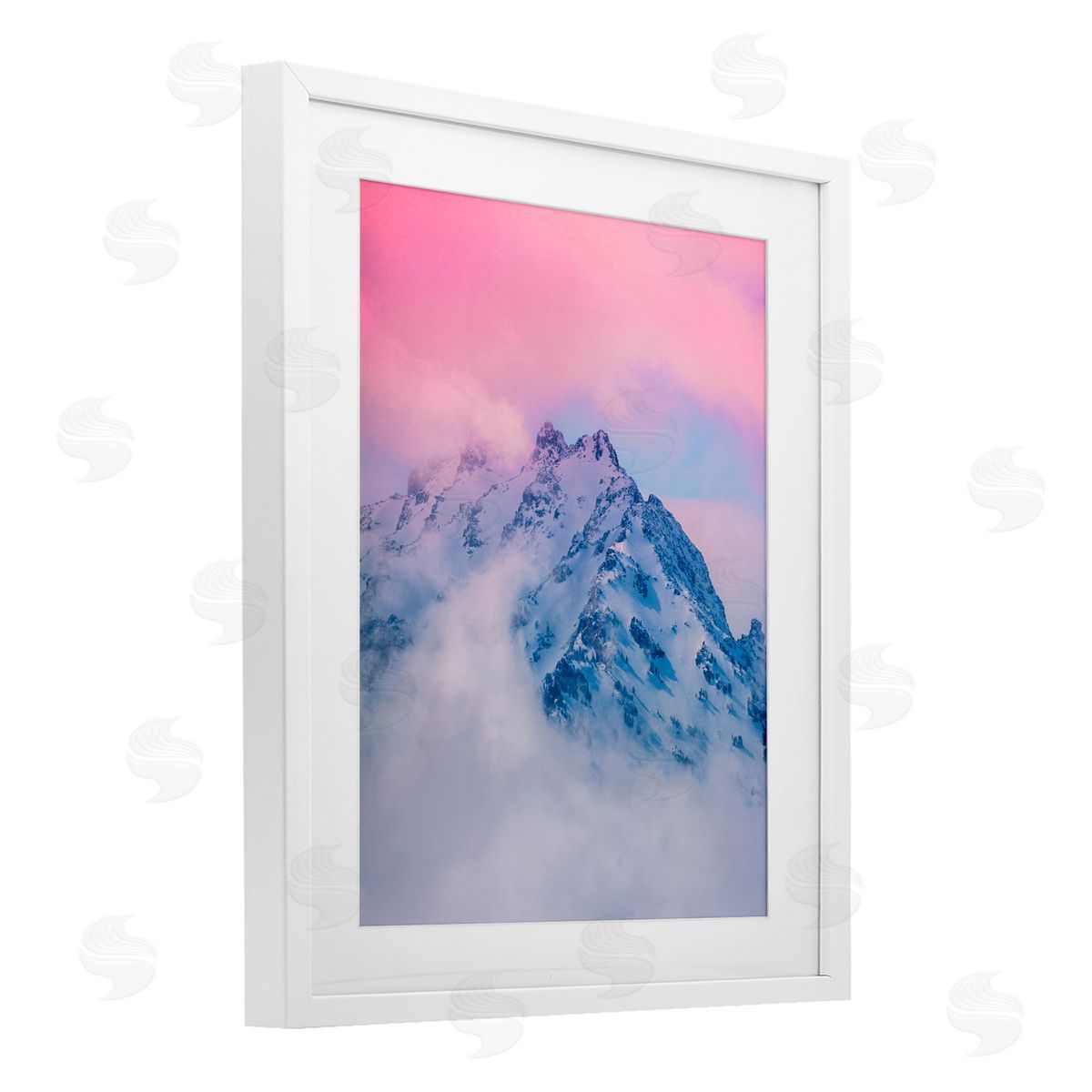 Jared Kreiss Pastel Wyoming Wonders White Framed Print Under Glass with Mat Wall Art