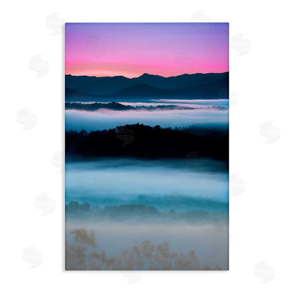 Jared Kreiss Smoky Mountain Fog Canvas Wall Art Print