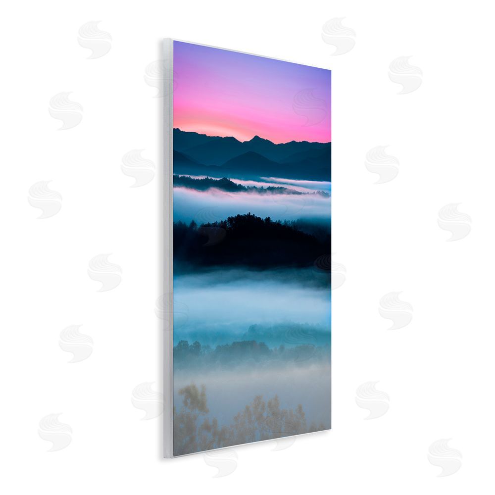 Jared Kreiss Smoky Mountain Fog Wall Plaque Art Print