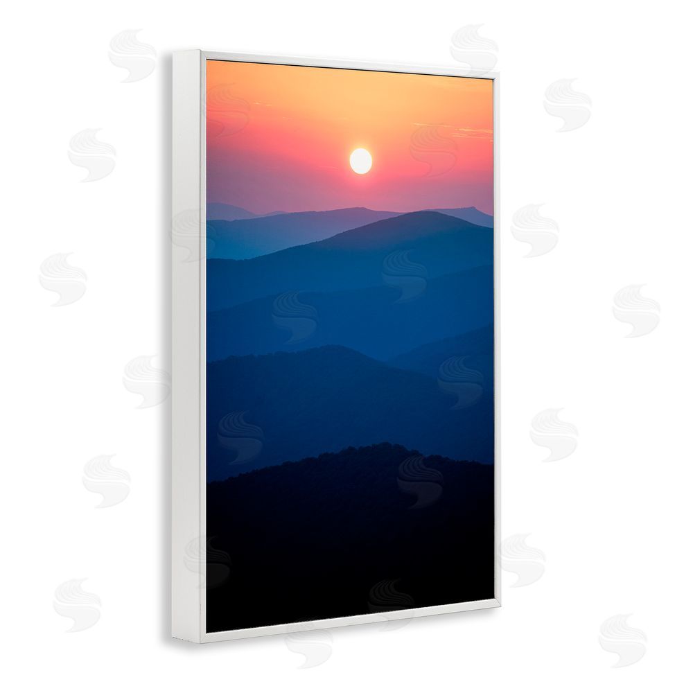 Jared Kreiss Tennessee Mornings Sunrise White Framed Giclee Wall Art Print