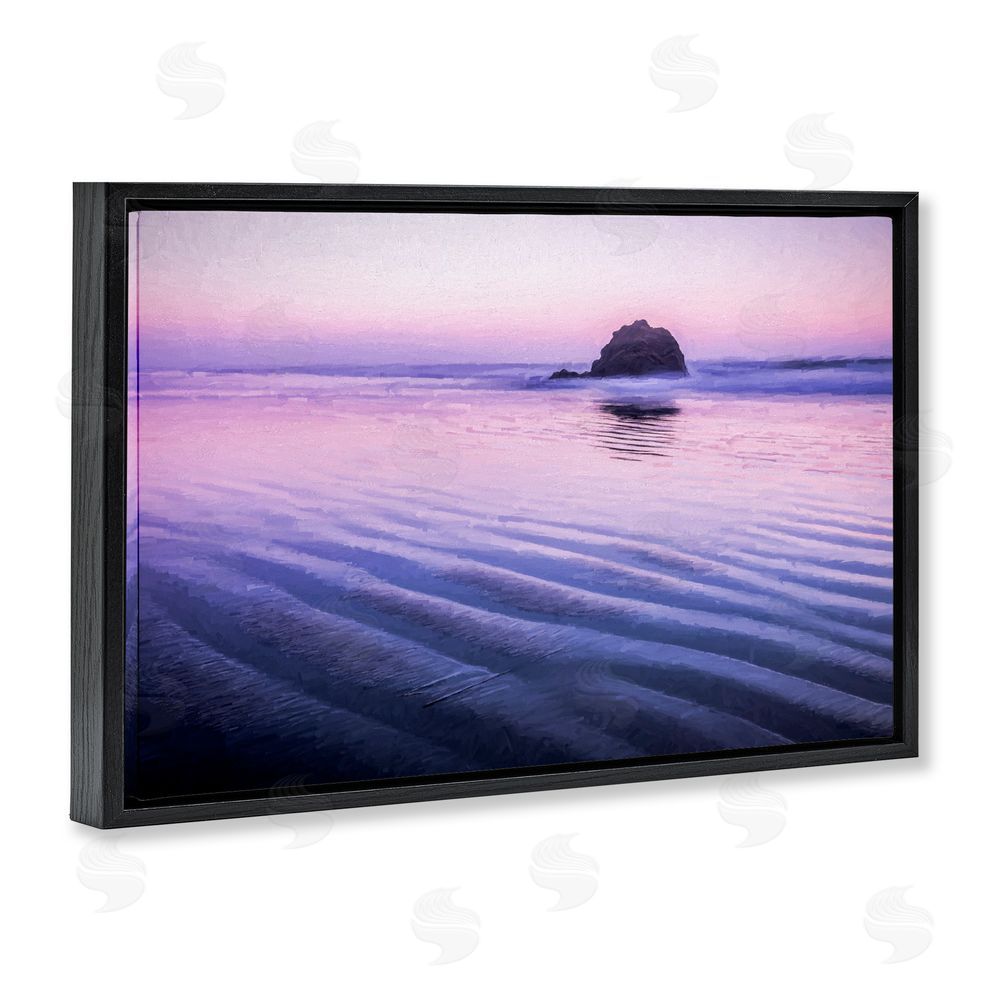 Jon Evan Tranquil And Still Waters Black Floating Frame Canvas Wall Art Print