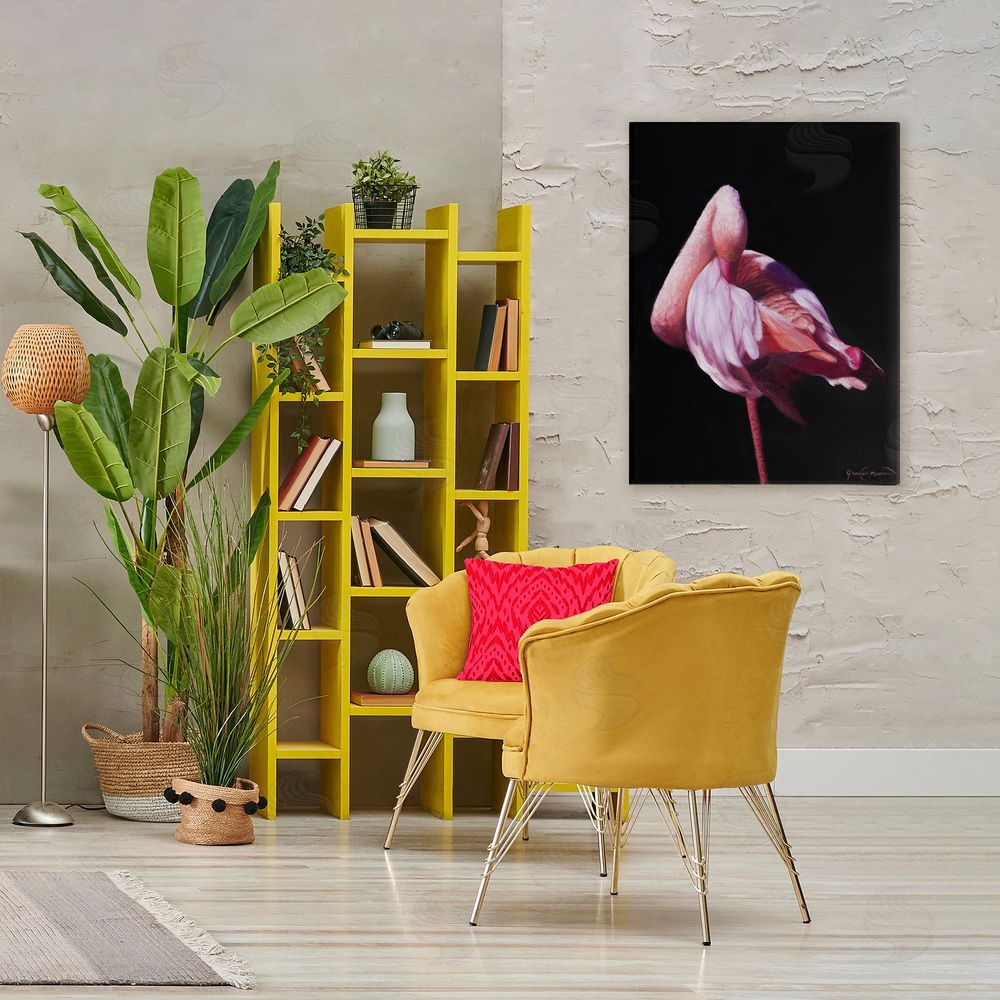 James Corwin Avian Contrast Flamingo Canvas Art on Wall