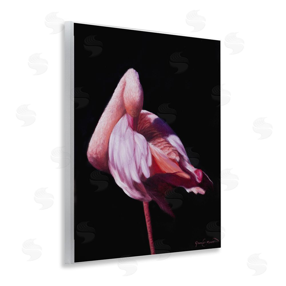 James Corwin Avian Contrast Flamingo Wall Plaque Art Print