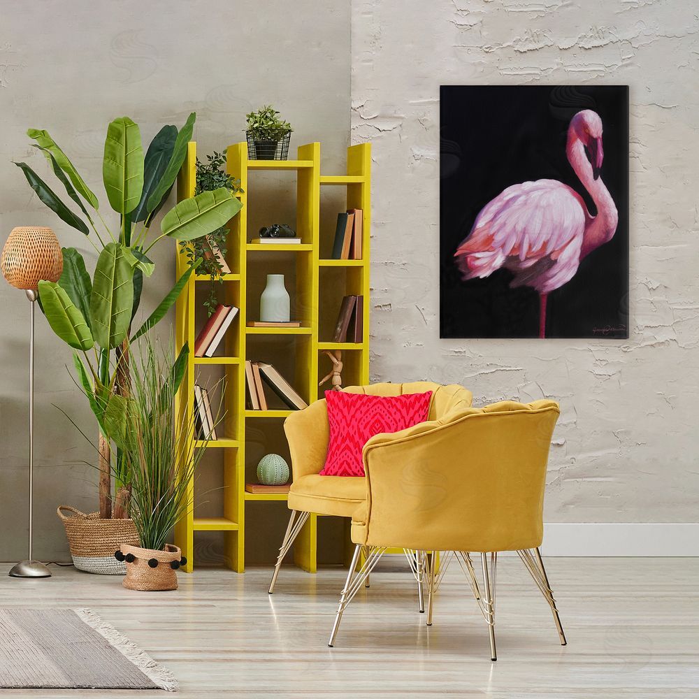 James Corwin Elegant & Exotic Flamingo Canvas Art on Wall