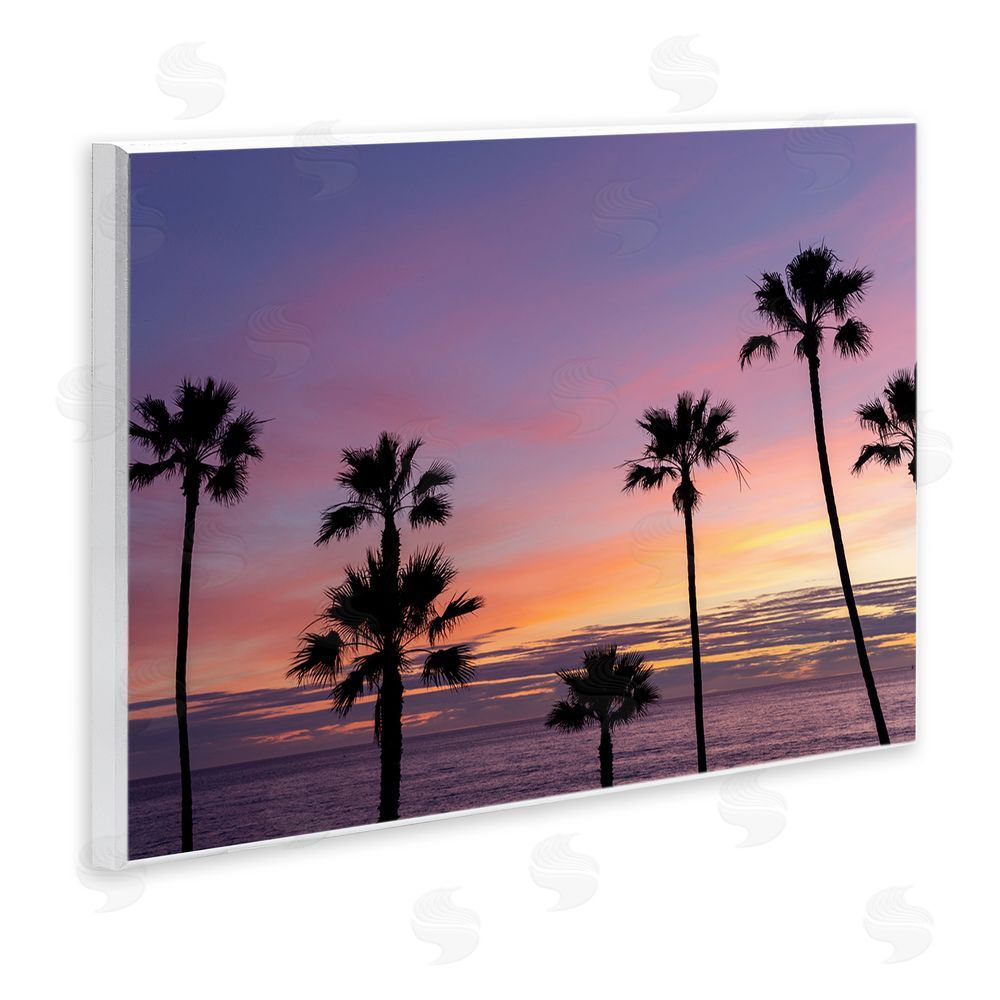 Jeff Poe Photography Sunsets & Scattered Palm Trees Wall Plaque Art Print