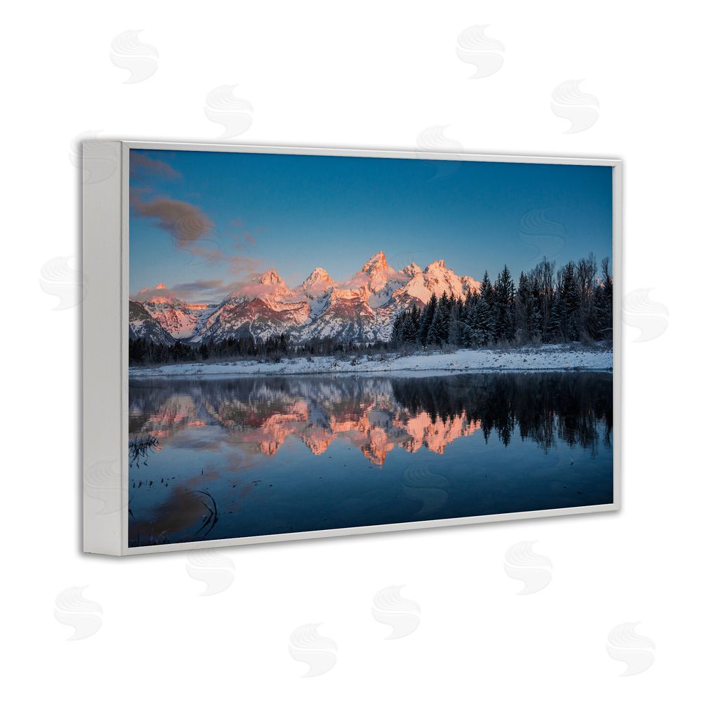 Jared Kreiss Grand Morning View White Framed Giclee Wall Art Print