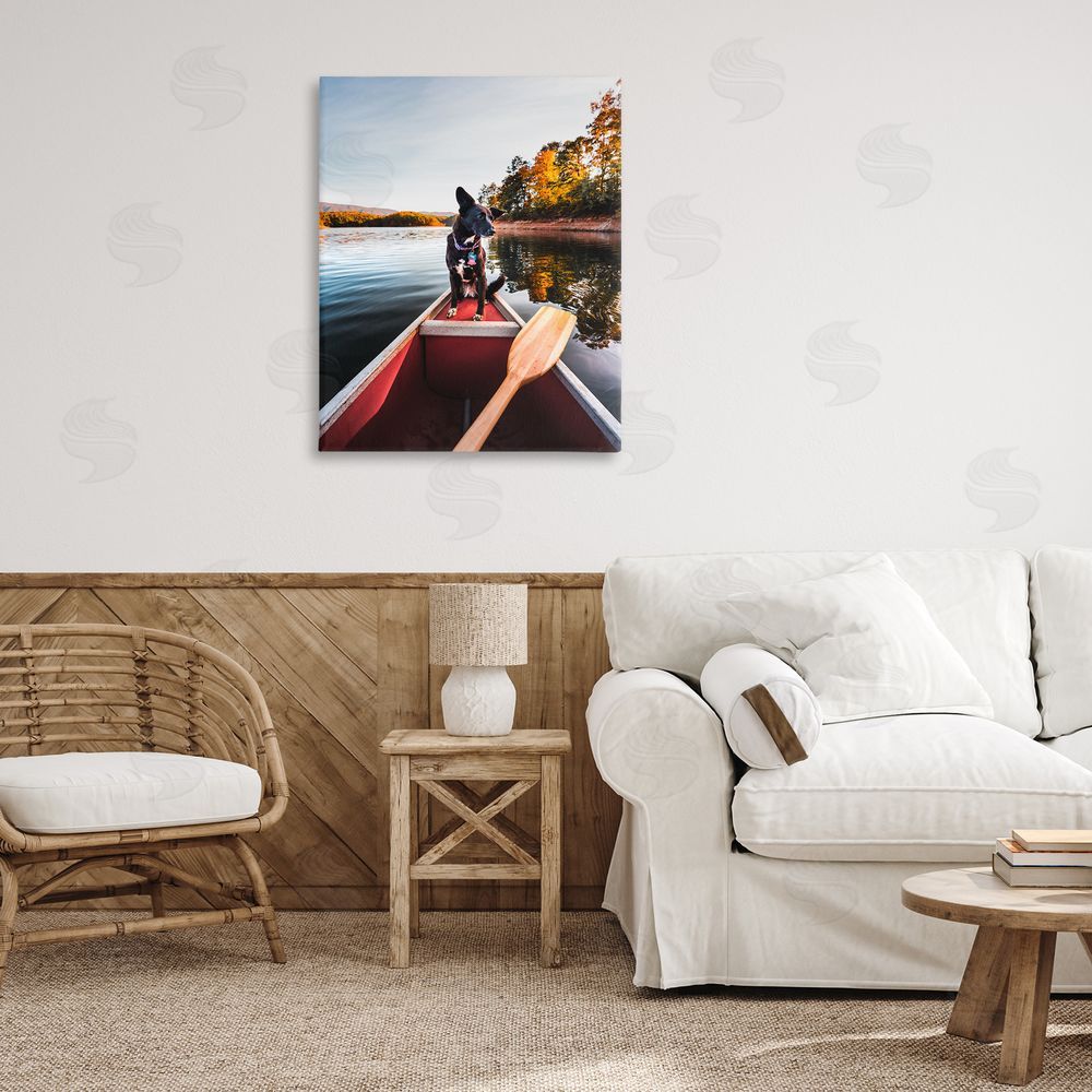 Jared Kreiss Pup And Paddles Canvas Art on Wall