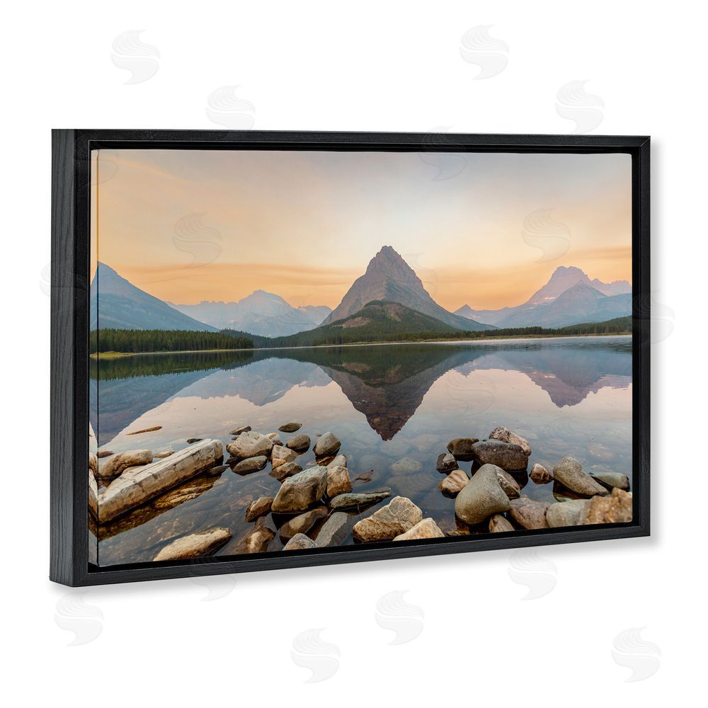 Jeff Poe Photography National Park Central Mountain Black Floating Frame Canvas Wall Art Print
