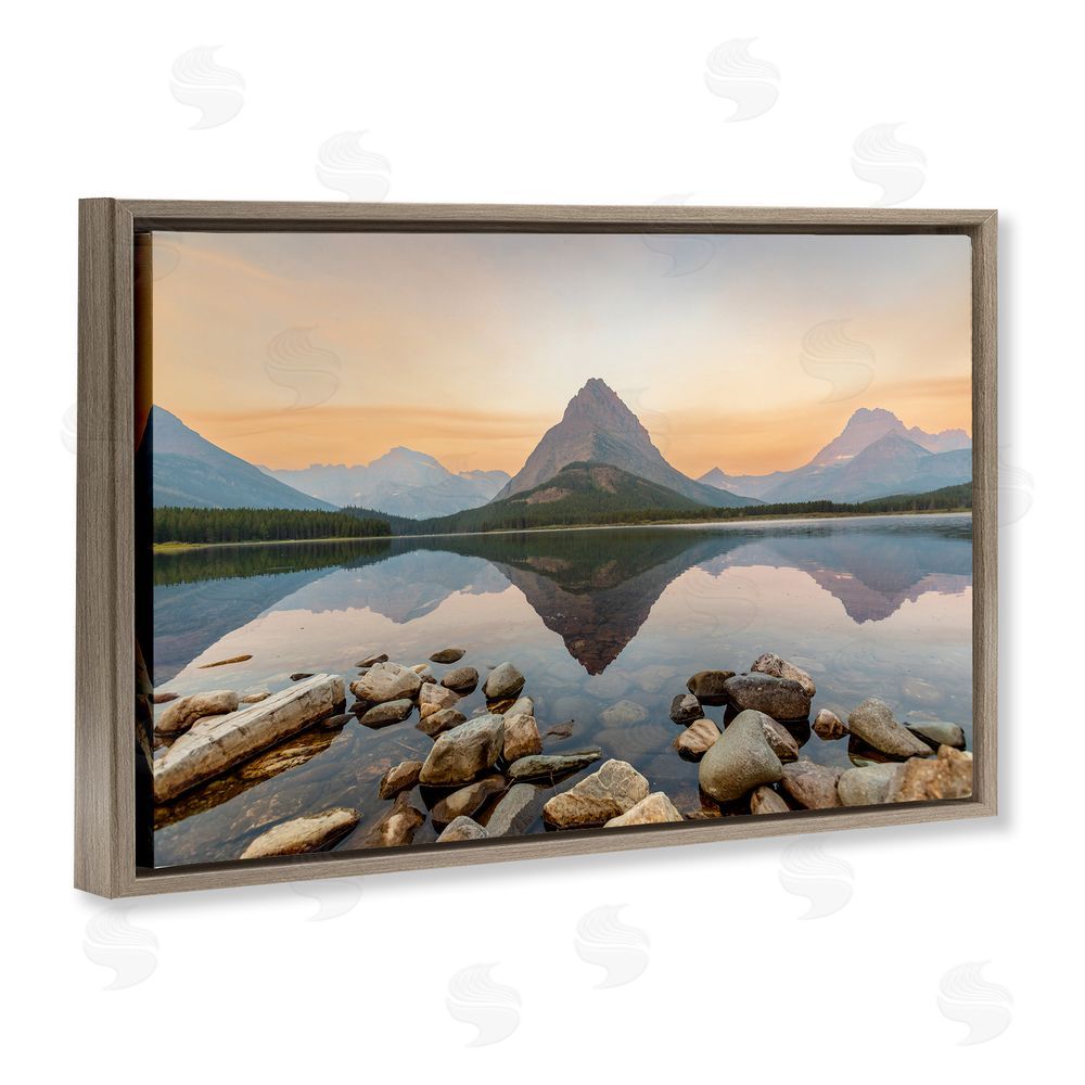 Jeff Poe Photography National Park Central Mountain Brown Floating Frame Canvas Wall Art Print