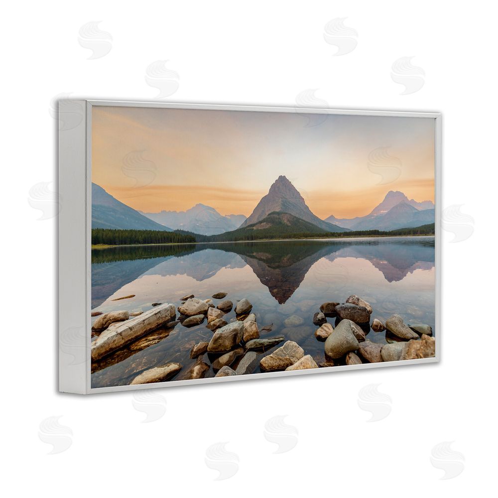 Jeff Poe Photography National Park Central Mountain White Framed Giclee Wall Art Print