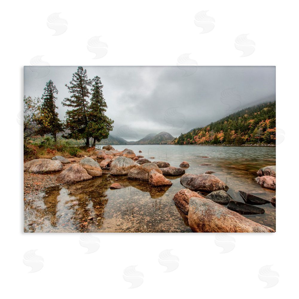 Jon Evan Pond In The Mountains Canvas Wall Art Print