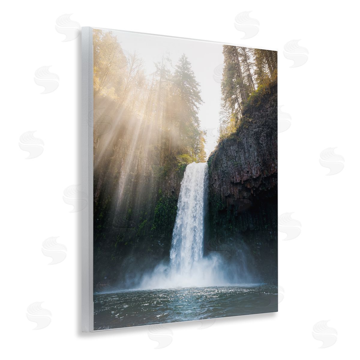 Jared Kreiss Cascading Waterfall Magic Wall Plaque Art Print