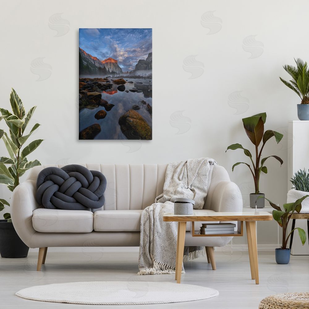 Jon Evan Morning In The Yosemite Valley Canvas Art on Wall