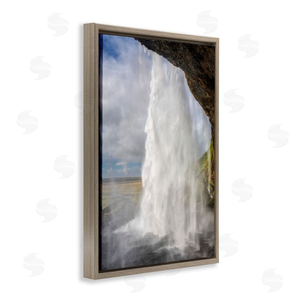 Jon Evan Through The Waters Brown Floating Frame Canvas Wall Art Print