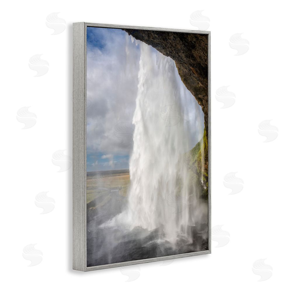 Jon Evan Through The Waters Gray Framed Giclee Wall Art Print
