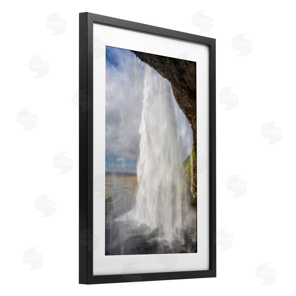 Jon Evan Through The Waters Black Framed Print Under Glass with White Mat Wall Art