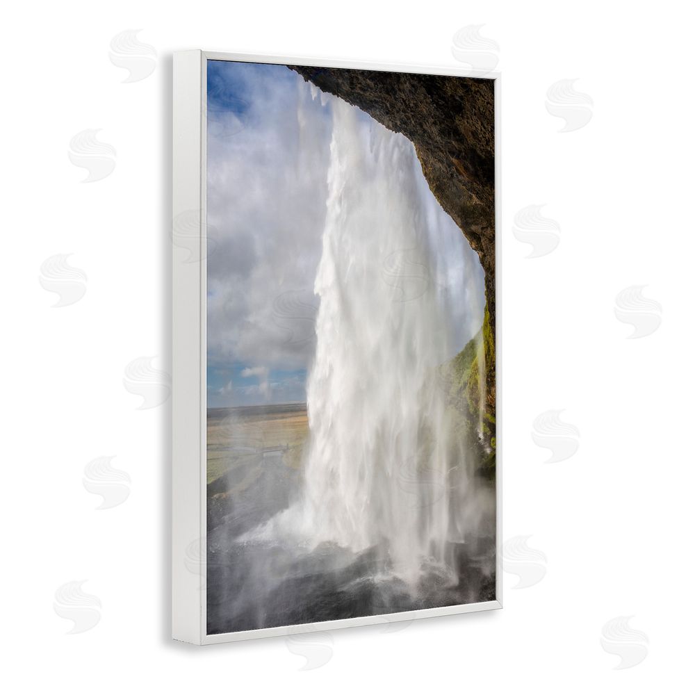 Jon Evan Through The Waters White Framed Giclee Wall Art Print