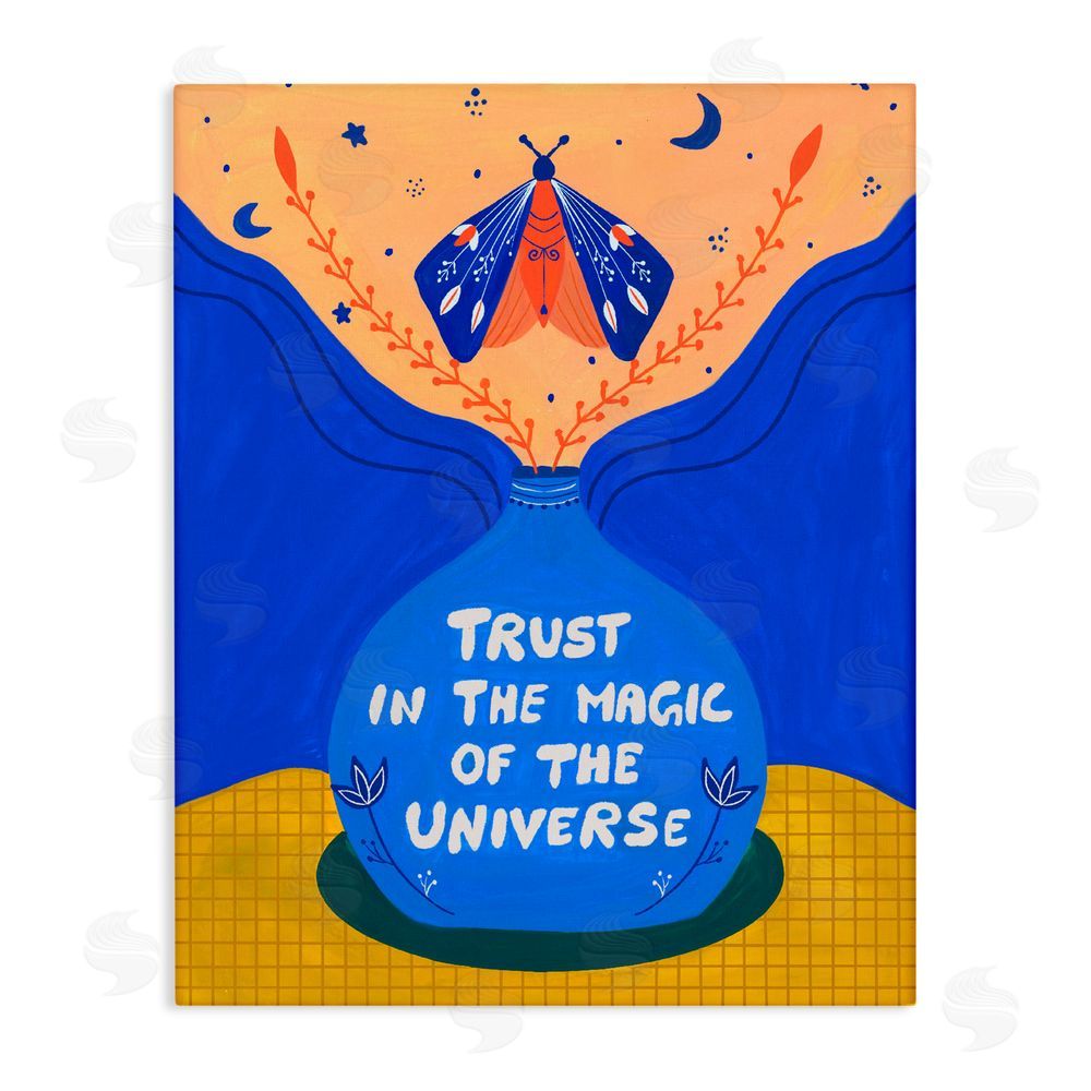 Nabeela Rumi Trust In Magic Of Universe Stretched Canvas Wall Art Print
