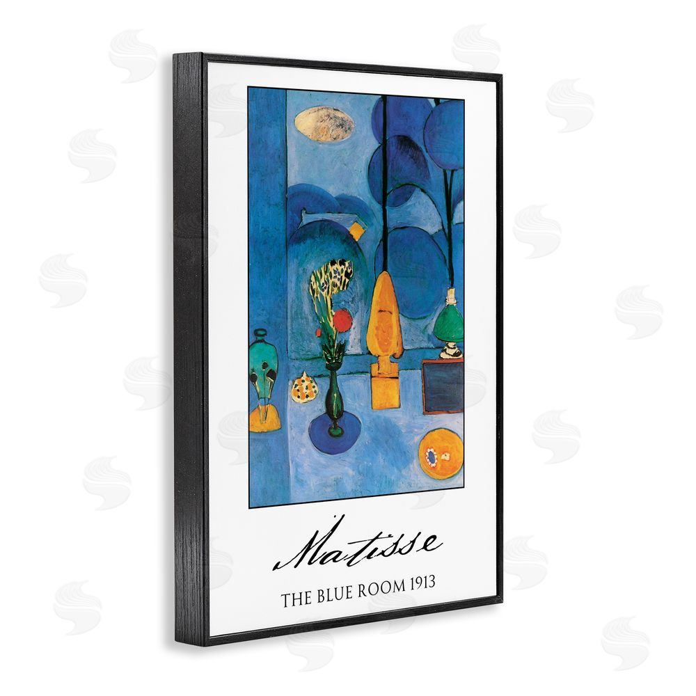 Vintage Hustle Matisse The Blue Room Black Framed Giclee Print Wall Art