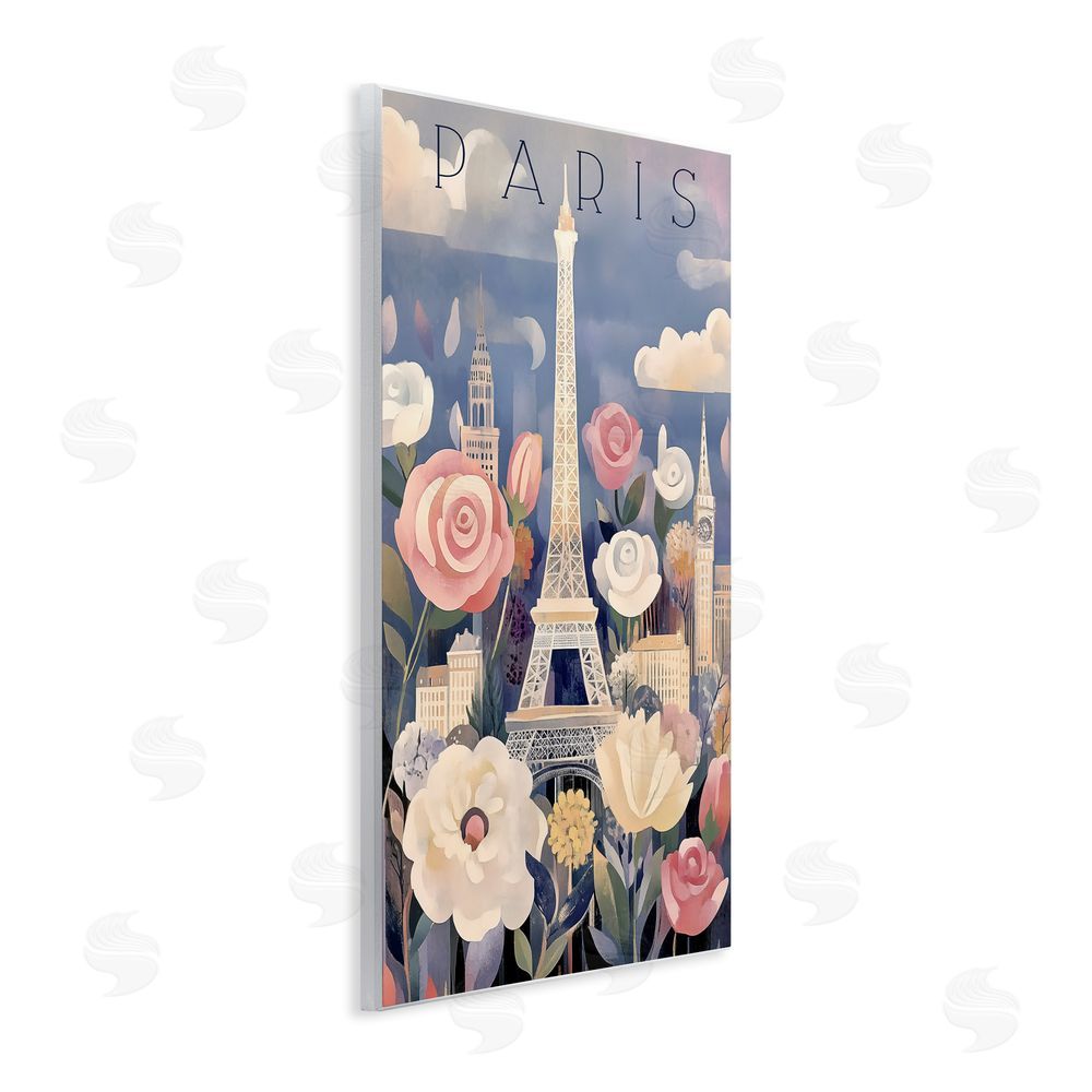 Annabelle Hall Spring Blooms In Paris Wall Plaque Art Print