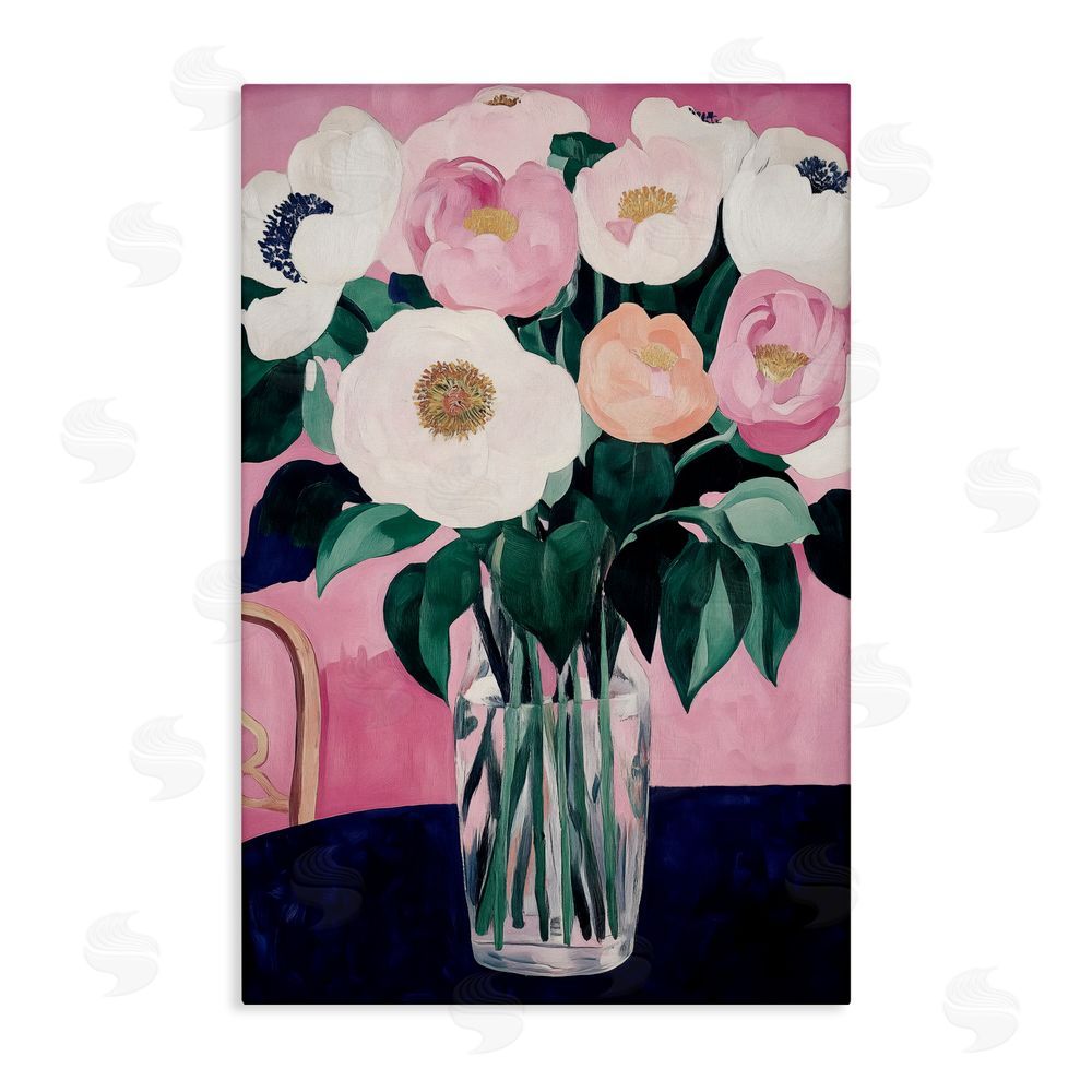 Annabelle Hall The Vase And Chair Canvas Wall Art Print