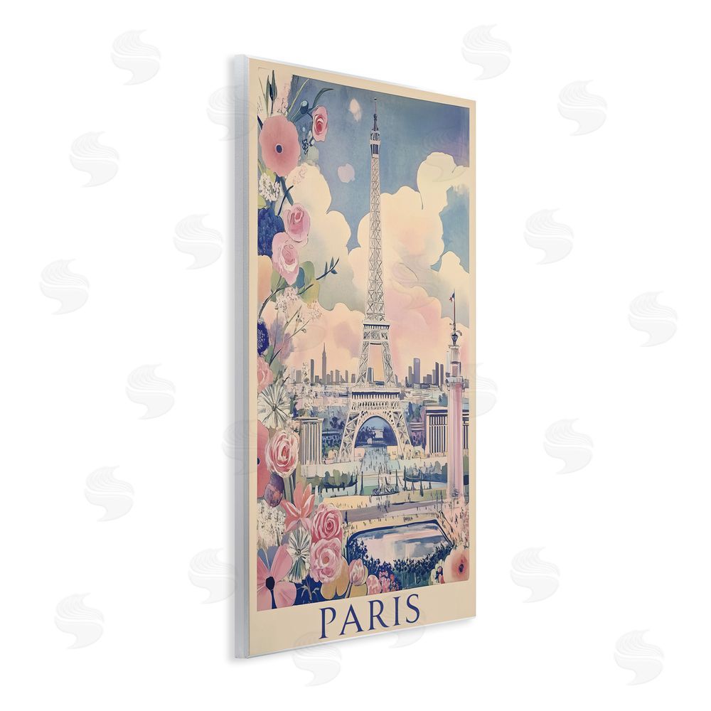Annabelle Hall Vintage Spring In Paris Wall Plaque Art Print