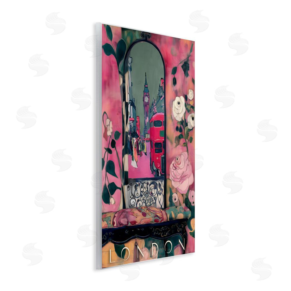 Annabelle Hall London Spring Street View Wall Plaque Art Print