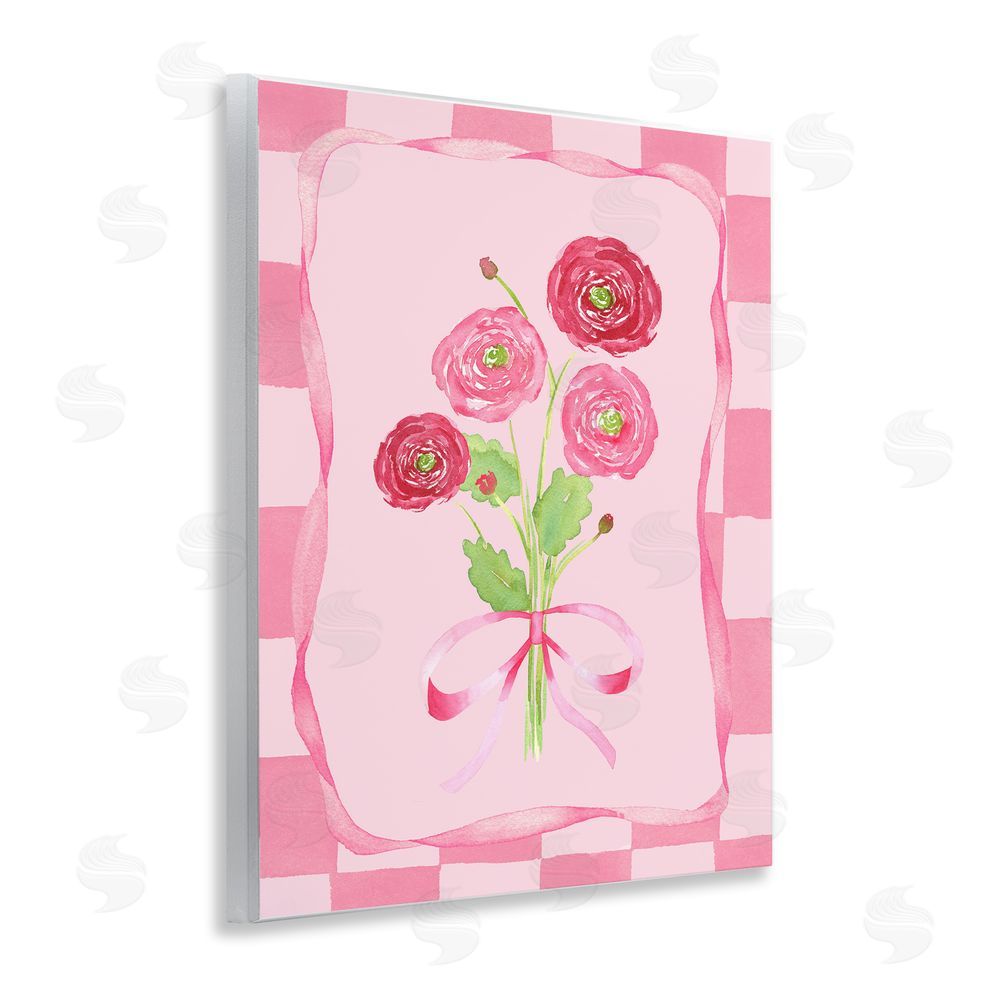 Nina Jacobs Pretty And Sweet Ranunculus Wooden Wall Plaque Art Print