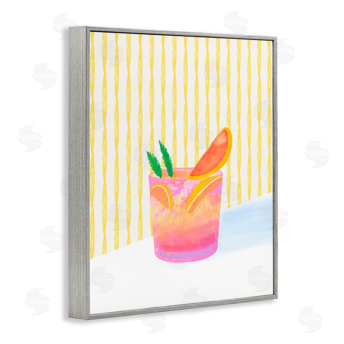 Dina Riddle Tequila Spritz Cocktail Canvas Wall Art Print