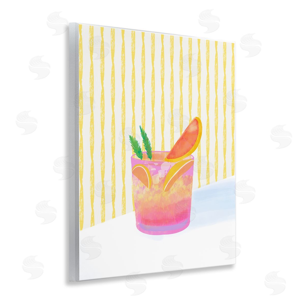 Dina Riddle Tequila Spritz Cocktail Canvas Wall Art Print
