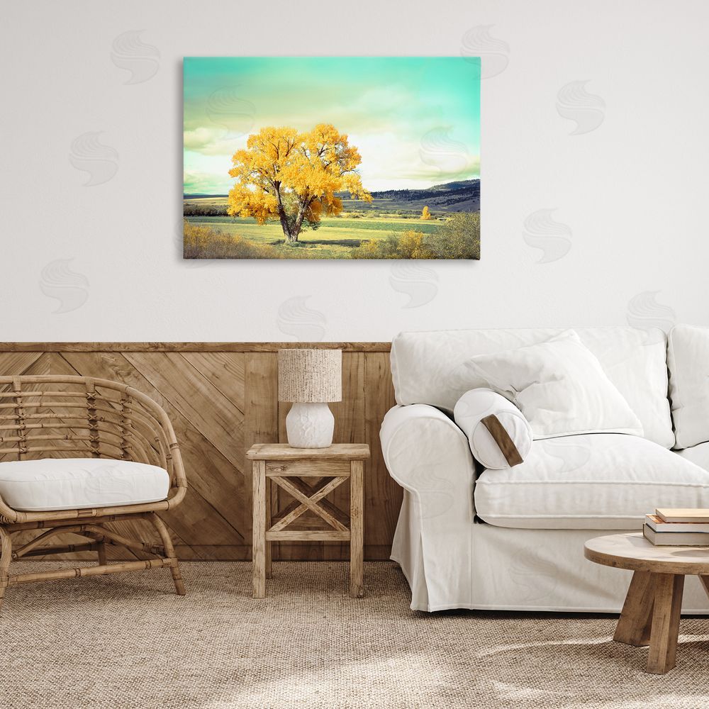 Annie Bailey Art First To Turn Tree Canvas Art on Wall