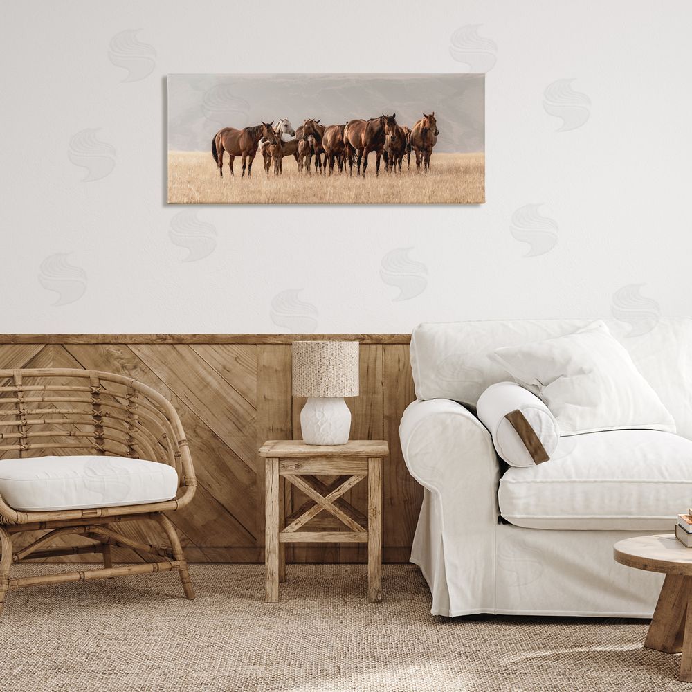 Christy Berry Montana Mares Herd Canvas Art on Wall