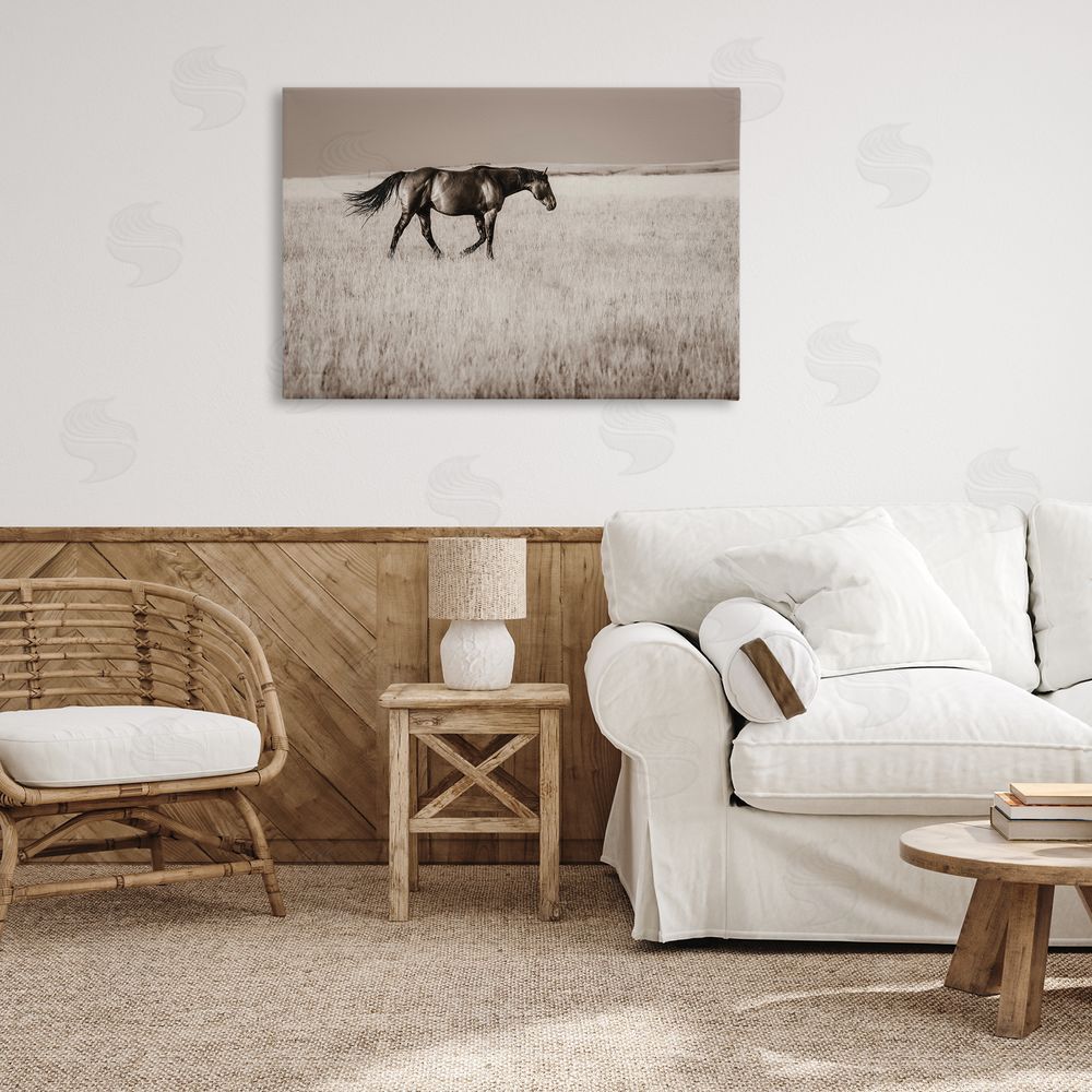 Christy Berry Dashing Montana Stallion Canvas Art on Wall