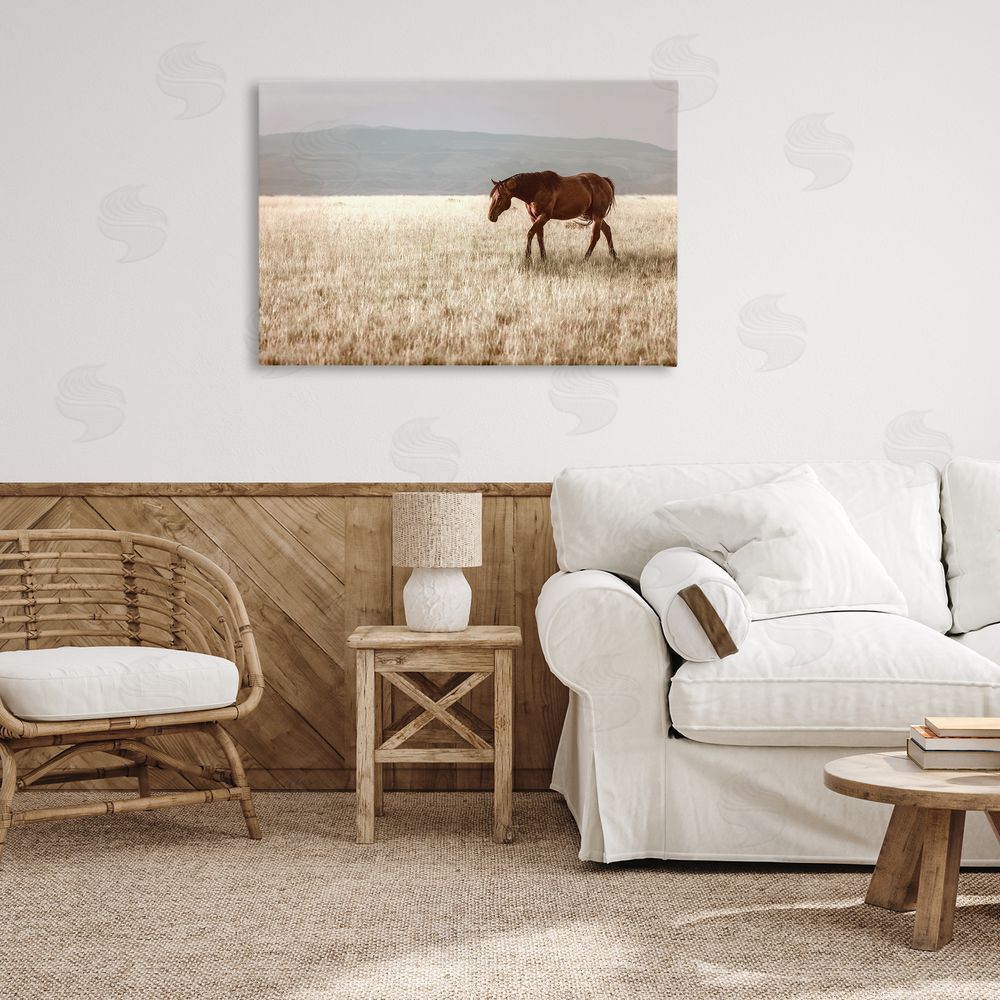 Christy Berry Serene Montana Stallion Canvas Art on Wall