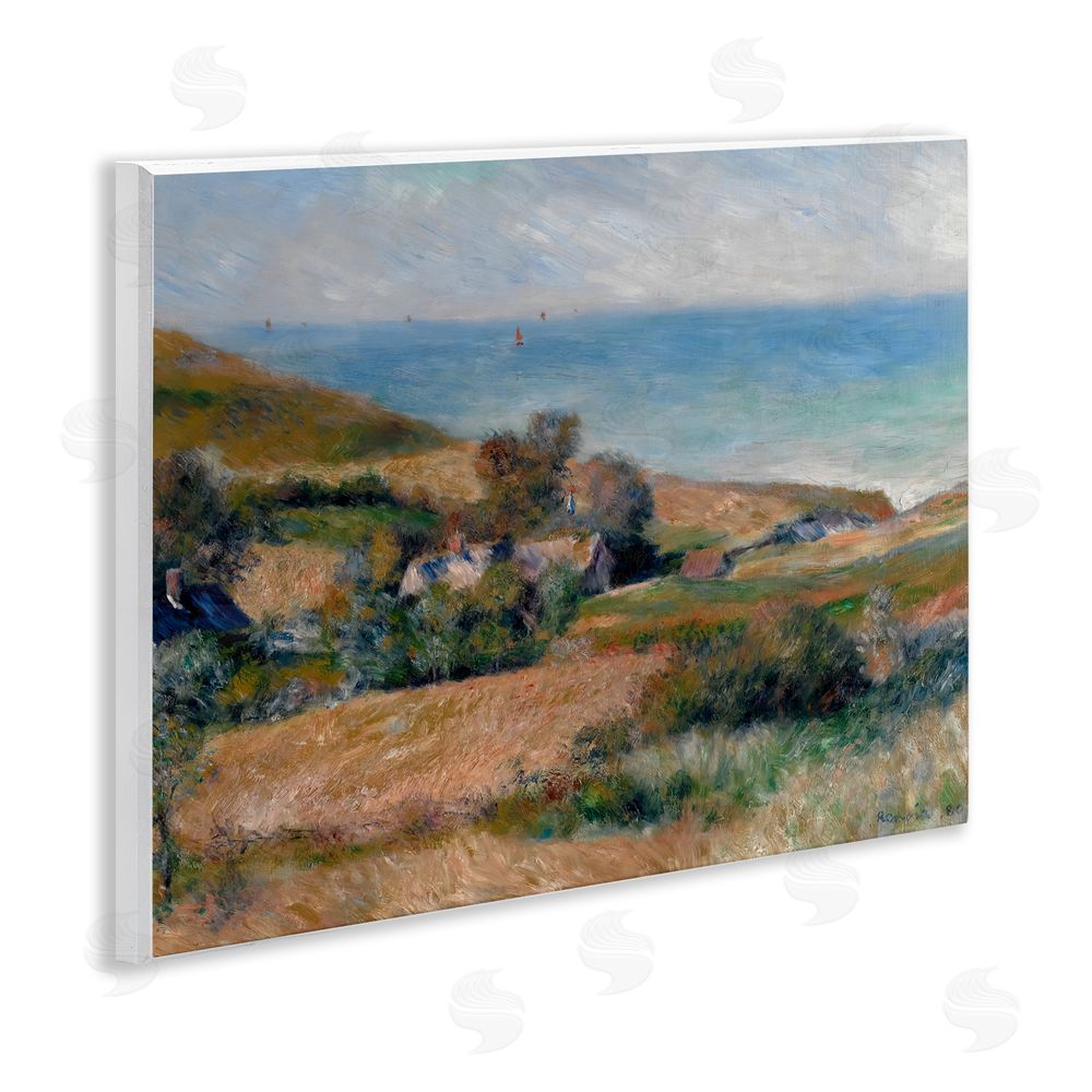 Pierre-Auguste Renoir View Of The Seacoast Renoir Wooden Wall Plaque Art Print