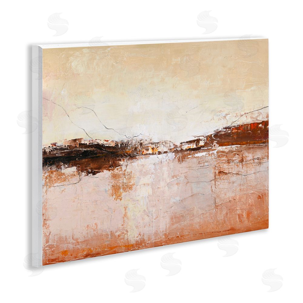 Design Fabrikken Warm Distressed Horizon Wooden Wall Plaque Art Print