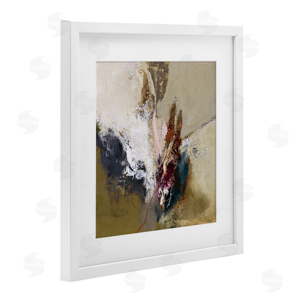 Design Fabrikken Earthy Mood Composition White Framed Print Under Glass Wall Art