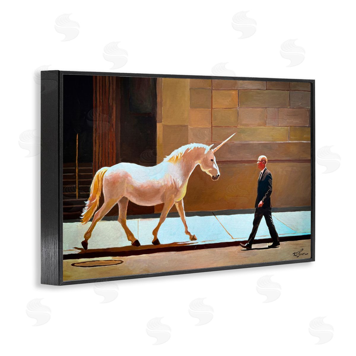 Keith Thomson The Exception Proves The Rule Black Framed Giclee Print Wall Art