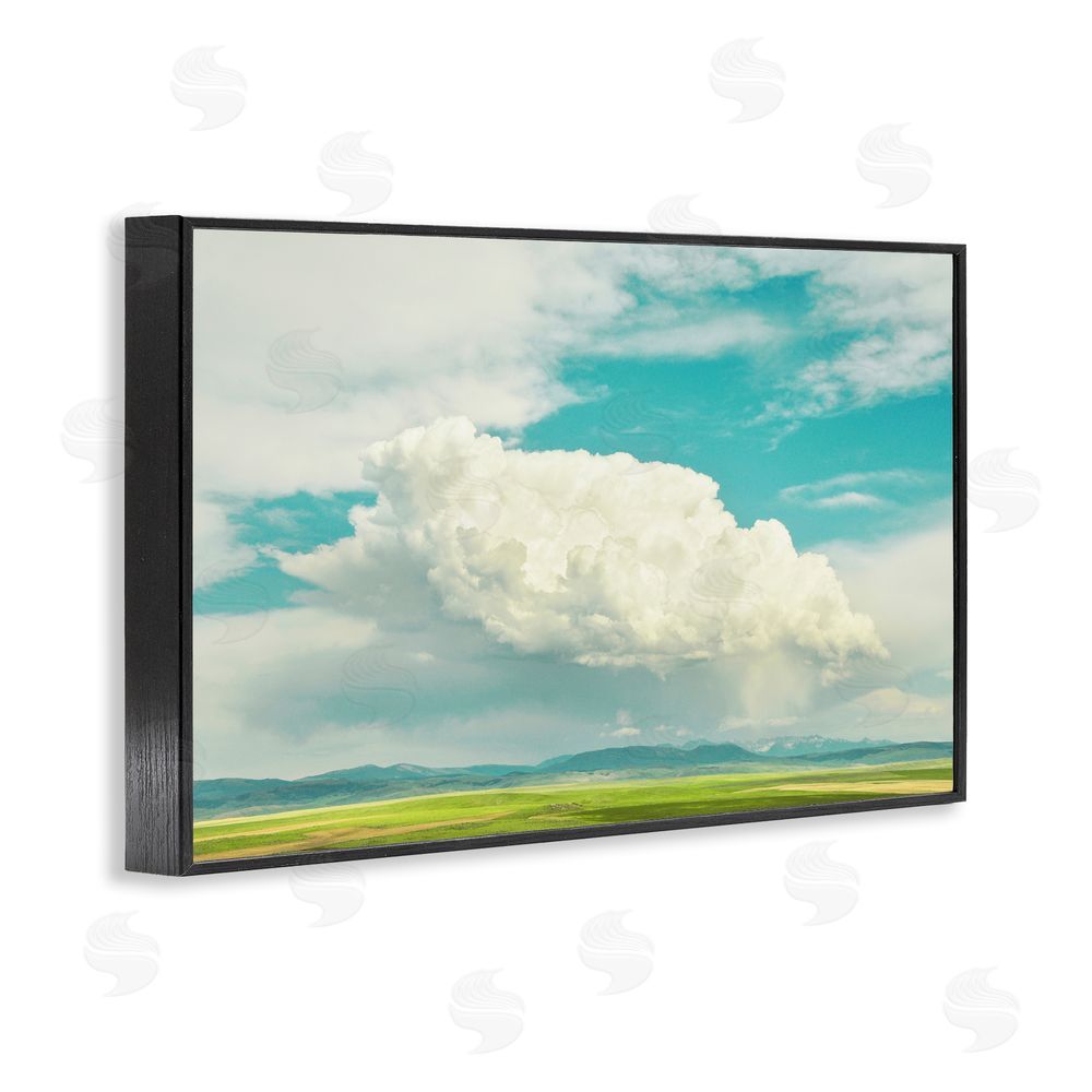Annie Bailey Art Happy Accidents Clouds Black Framed Giclee Wall Art Print