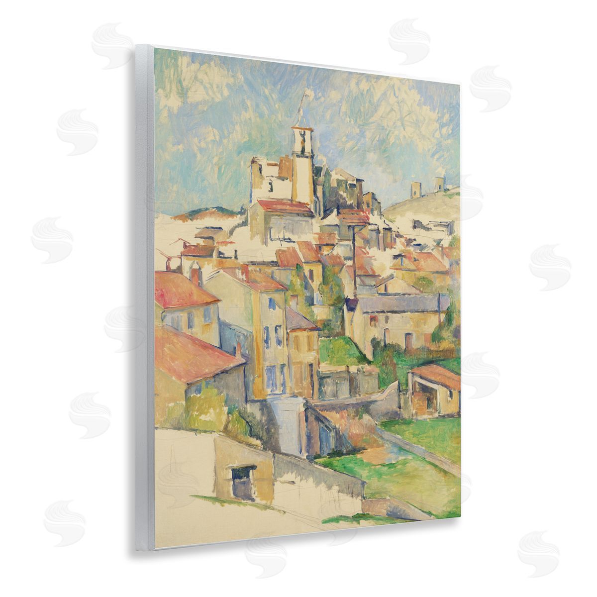 Paul Cezanne Gardanne Cezanne Cityscape Wall Plaque Art Print