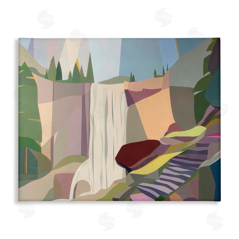Melba Browne Yosemite & Mist Trail Canvas Wall Art Print